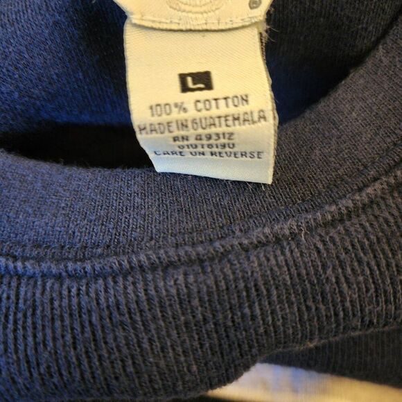 GEAR FOR SPORT ASTROS PULLOVER 100% COTTON SWEATER LONG SLEEVE CREW NECK NAVY - Picture 10 of 11